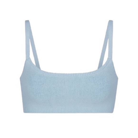 SKIMS Tops - SKIMS Cozy Light Bralette in Denim Size Medium NWT